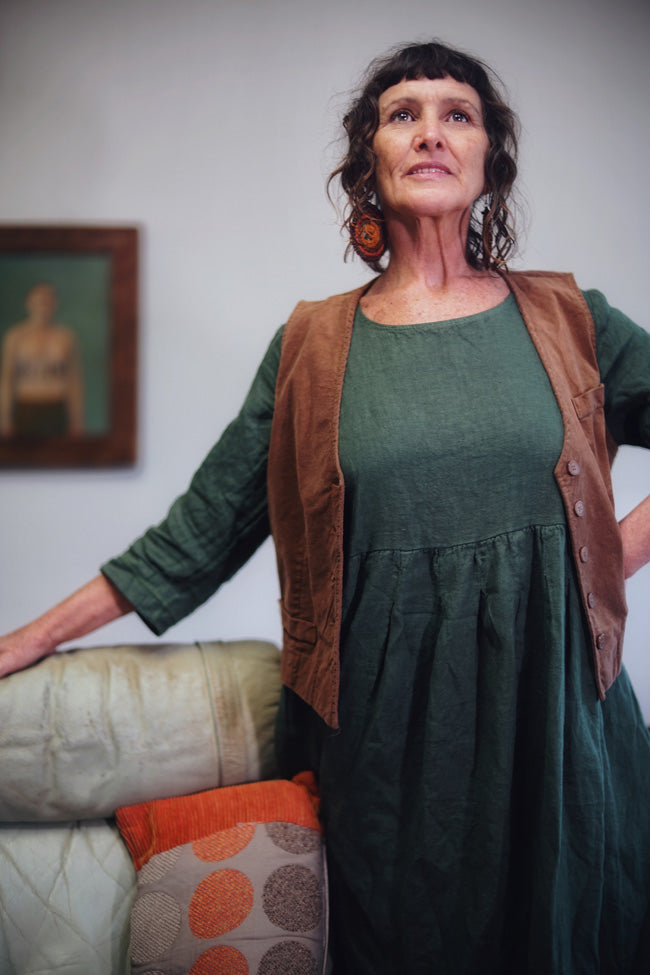 Journee Linen Dress