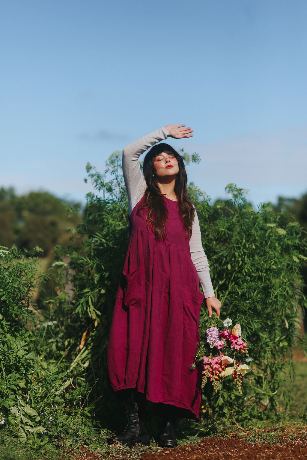 Sartène Linen Summer Dress