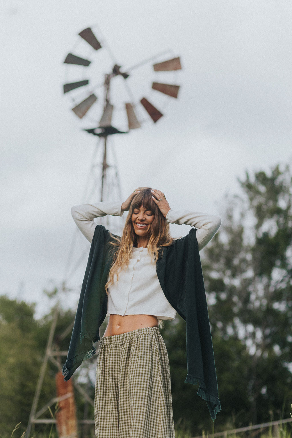 Merino Wrap / Scarf – 100% Australian Merino Wool Shawl