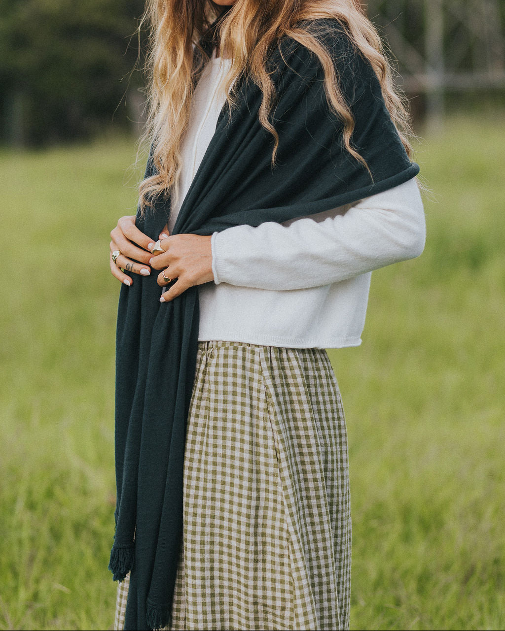 Merino Wrap / Scarf – 100% Australian Merino Wool Shawl