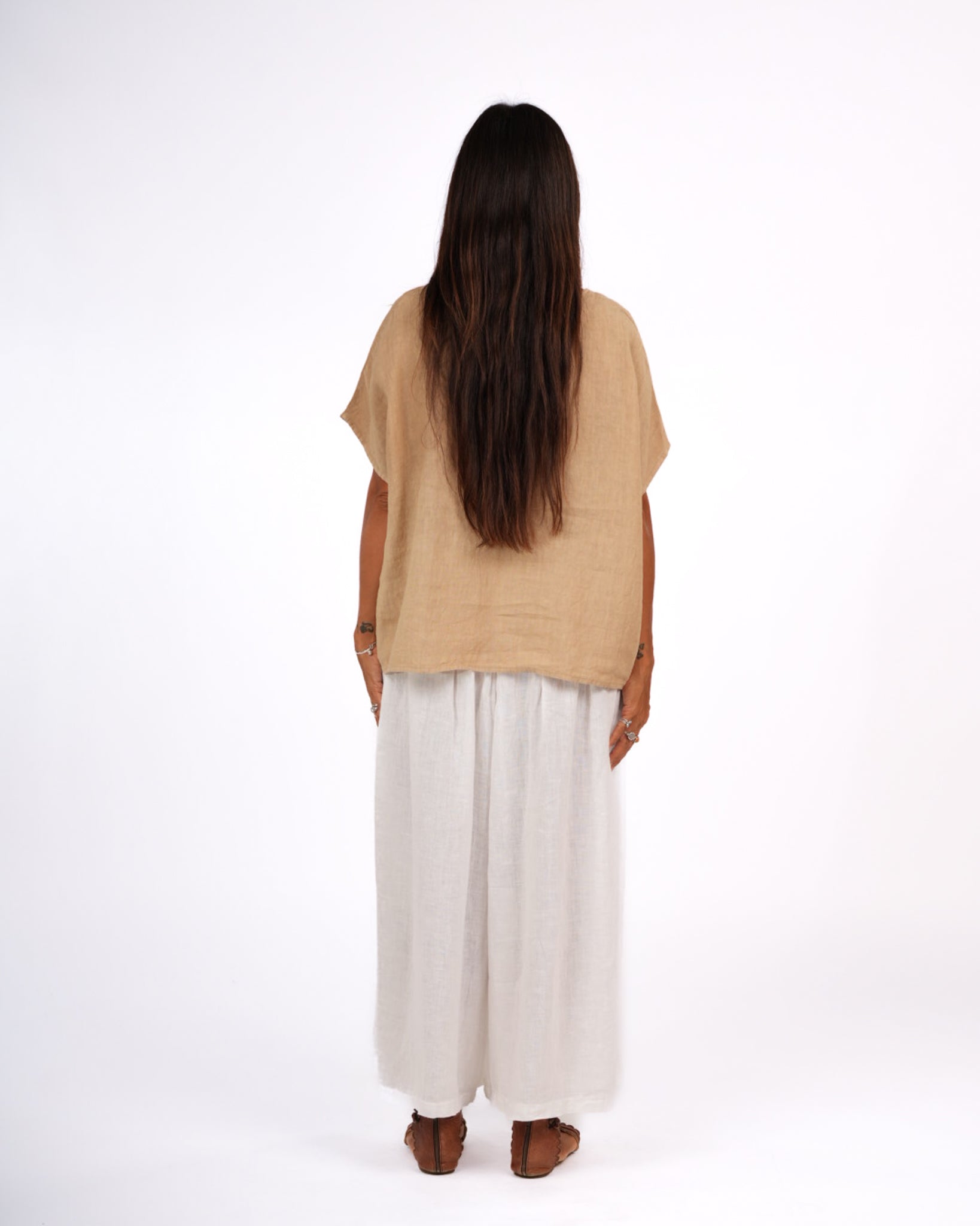 Lee Linen Short Sleeve Top