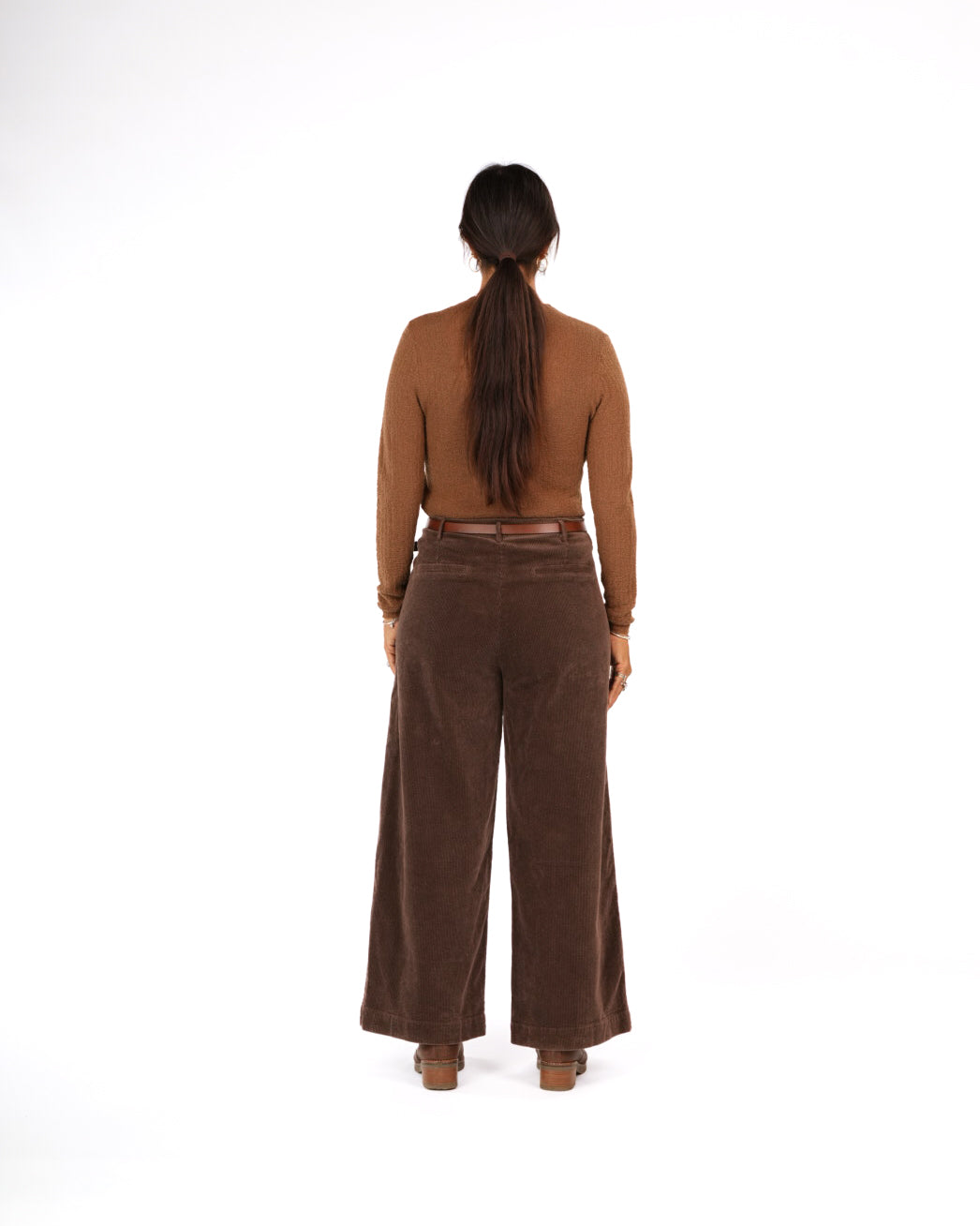 Essential Superfine Lambswool Mock Neck Top