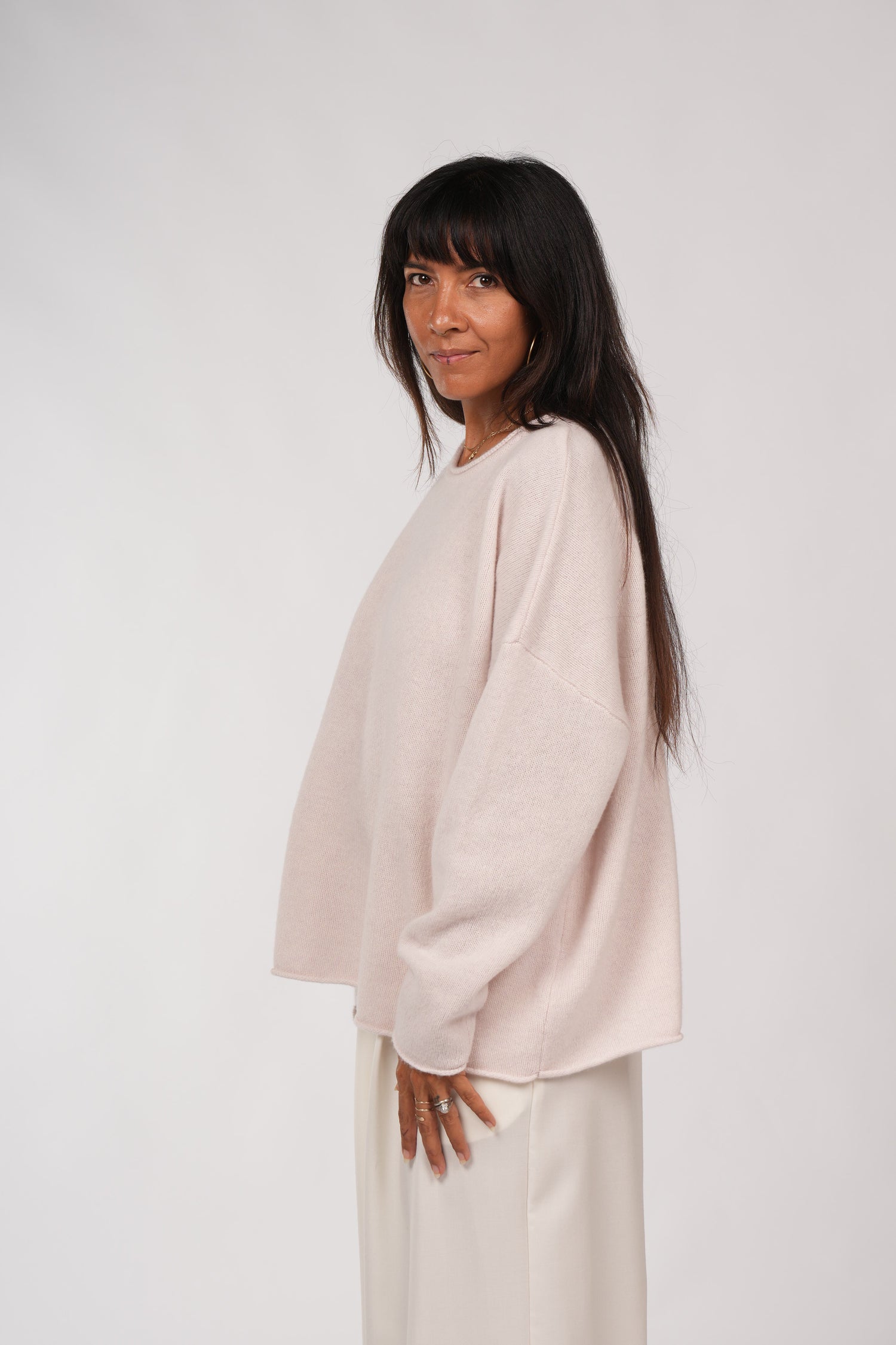 Montaigne 100% New Zealand Lambswool Jumper Baby Pink