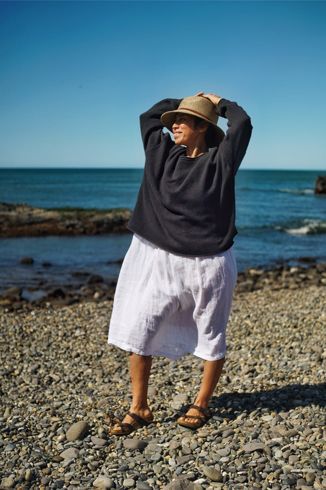 Montaigne 100% New Zealand Lambswool Jumper Indigo