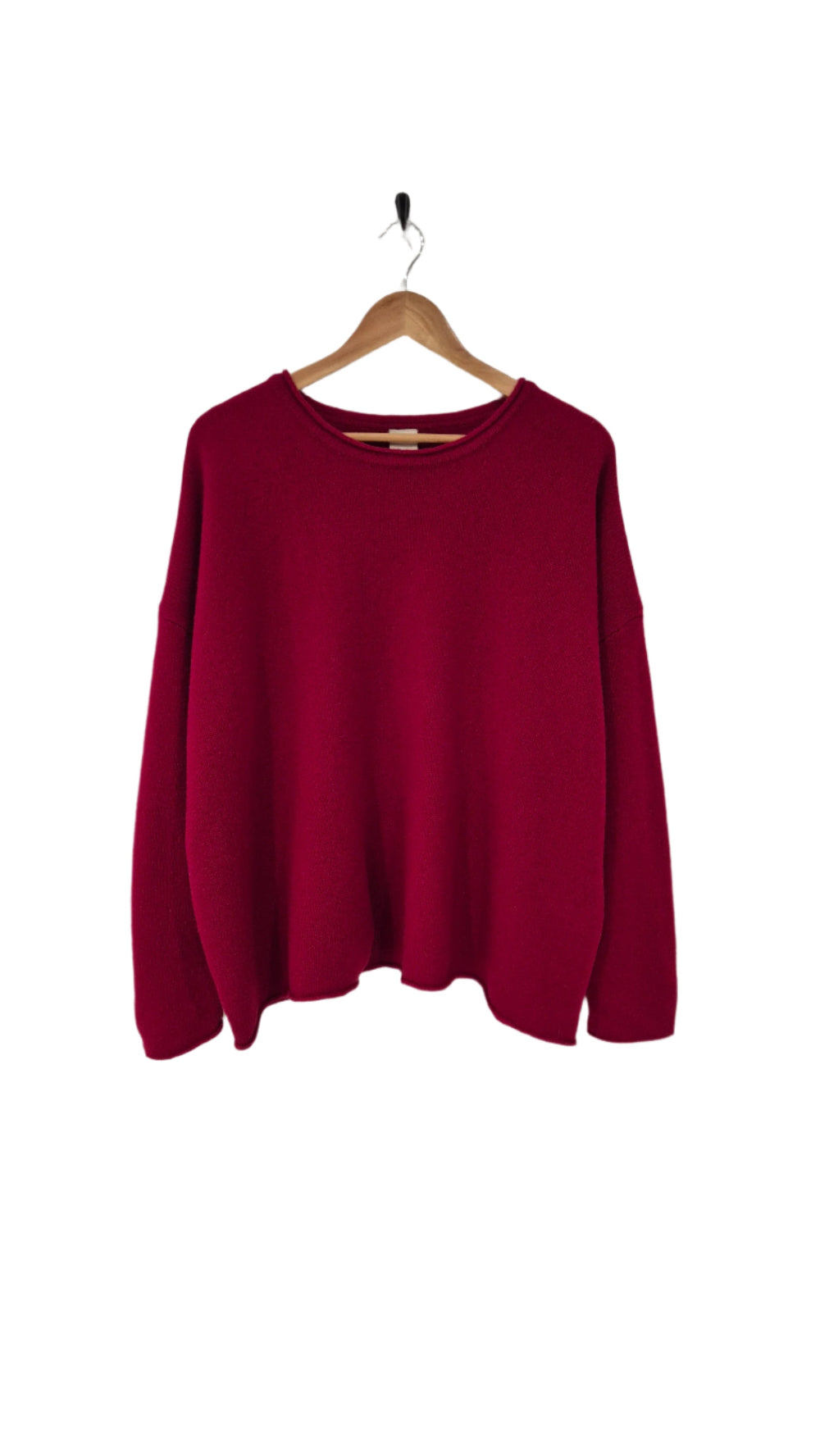 Montaigne 100% New Zealand Wool Jumper Red