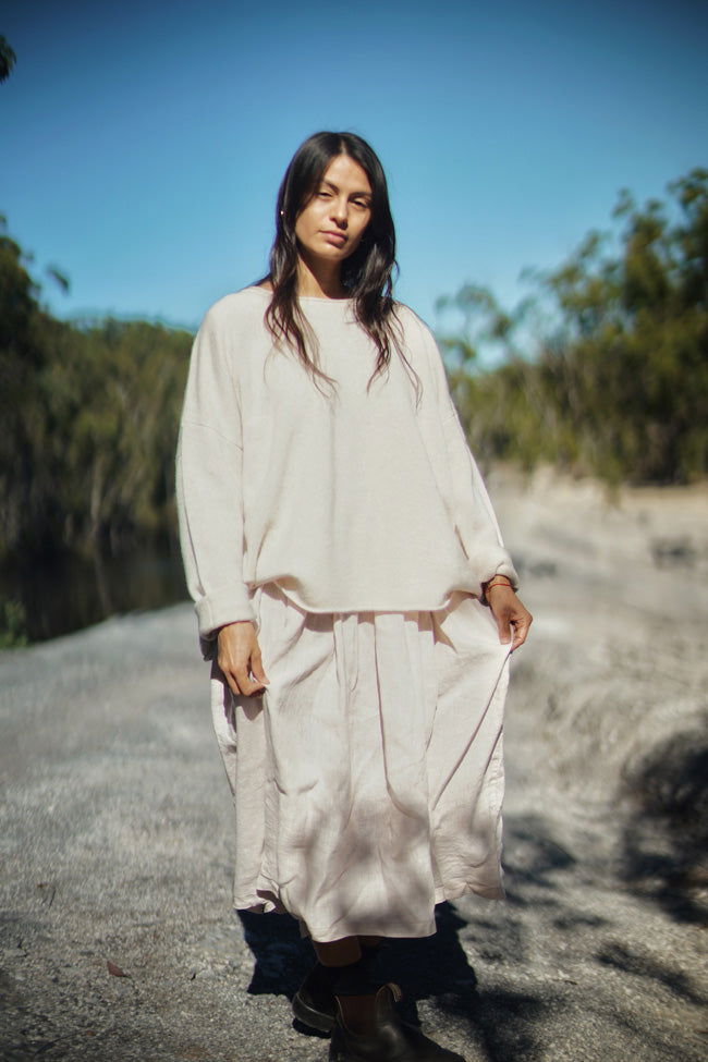 Montaigne 100% New Zealand Lambswool Jumper Soft Rose