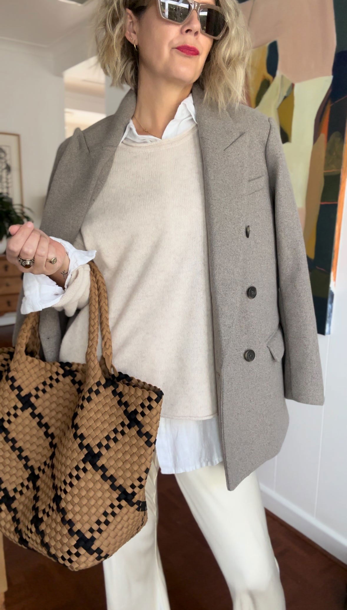 Montaigne 100% New Zealand Lambswool Jumper Soft Rose1