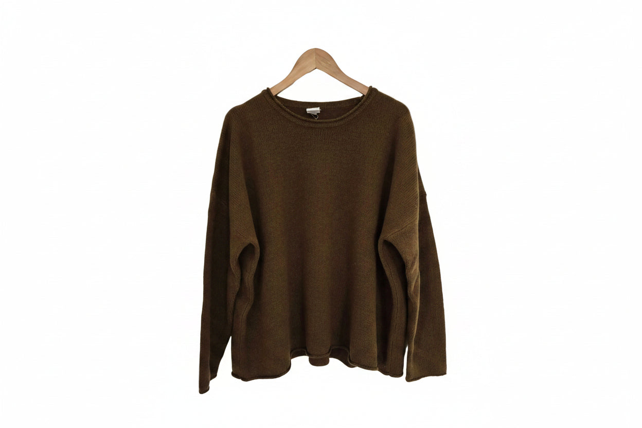 Montaigne 100% New Zealand Lambswool Jumper Warm Spice