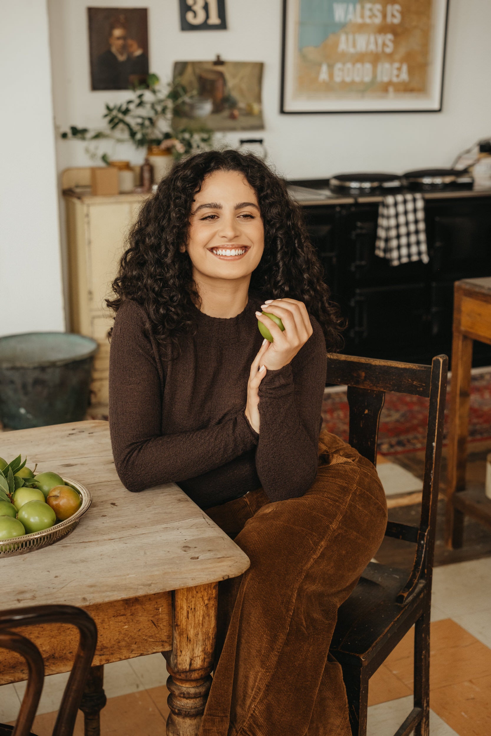 Essential Superfine Lambswool Mock Neck Top