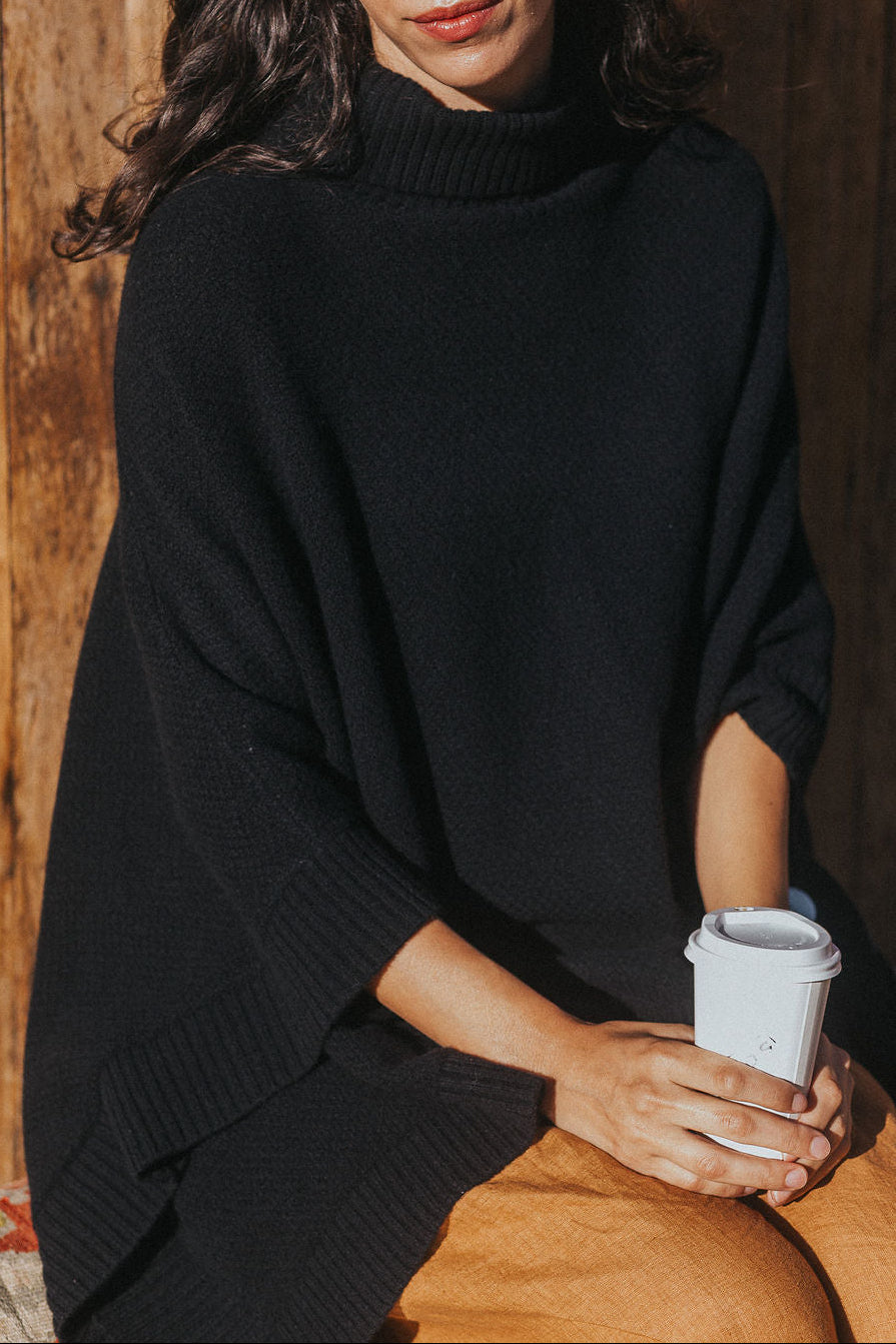 Agnès 100% New Zealand Lambswool Poncho