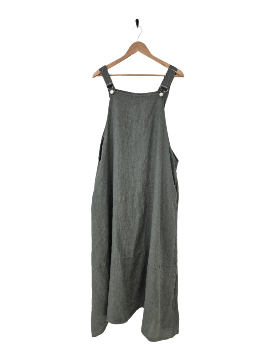 Montaigne Anouk Overall-Style Maxi Dress Khaki