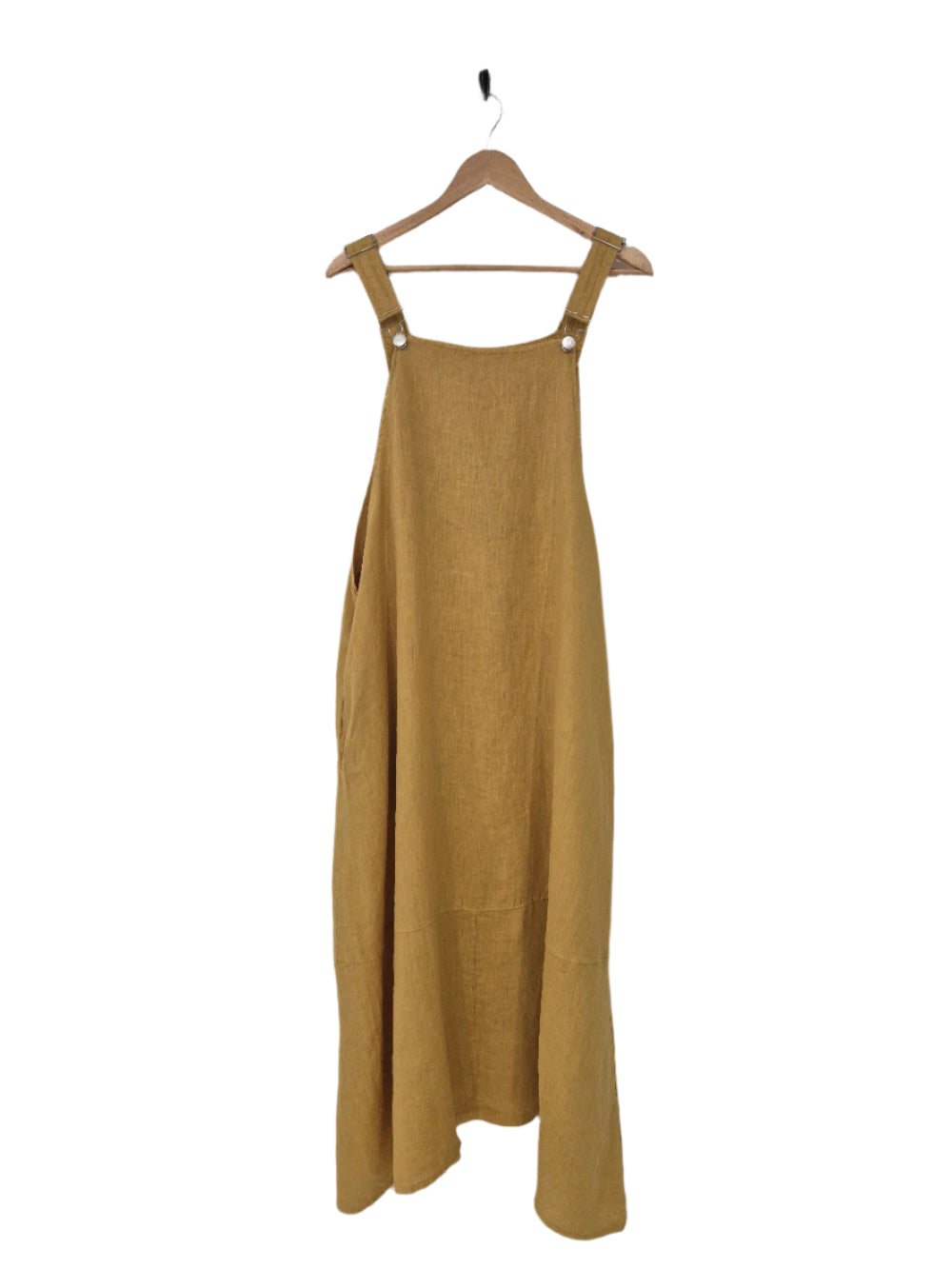 Montaigne Anouk Overall-Style Maxi Dress Mustard3