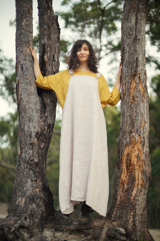 Montaigne Anouk Overall-Style Maxi Dress Natural1