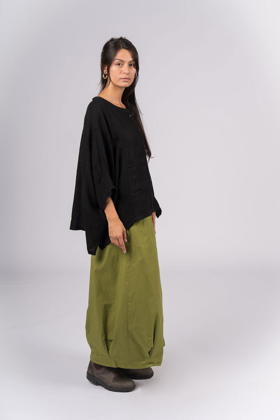 Montaigne Caroline Wide Leg Pants Acid Green