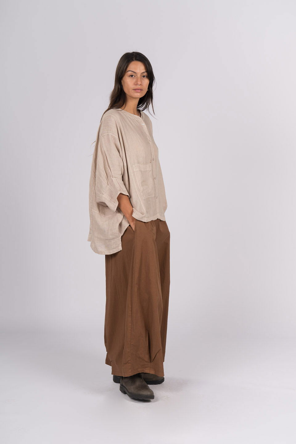 Montaigne Caroline Wide Leg Pants Tobacco8