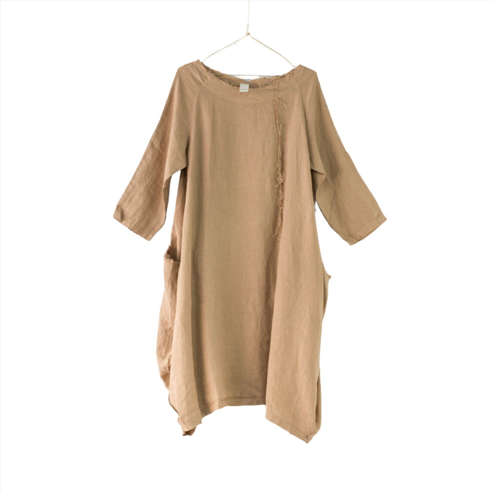 Montaigne Espoir Linen Coat Dress Ocre