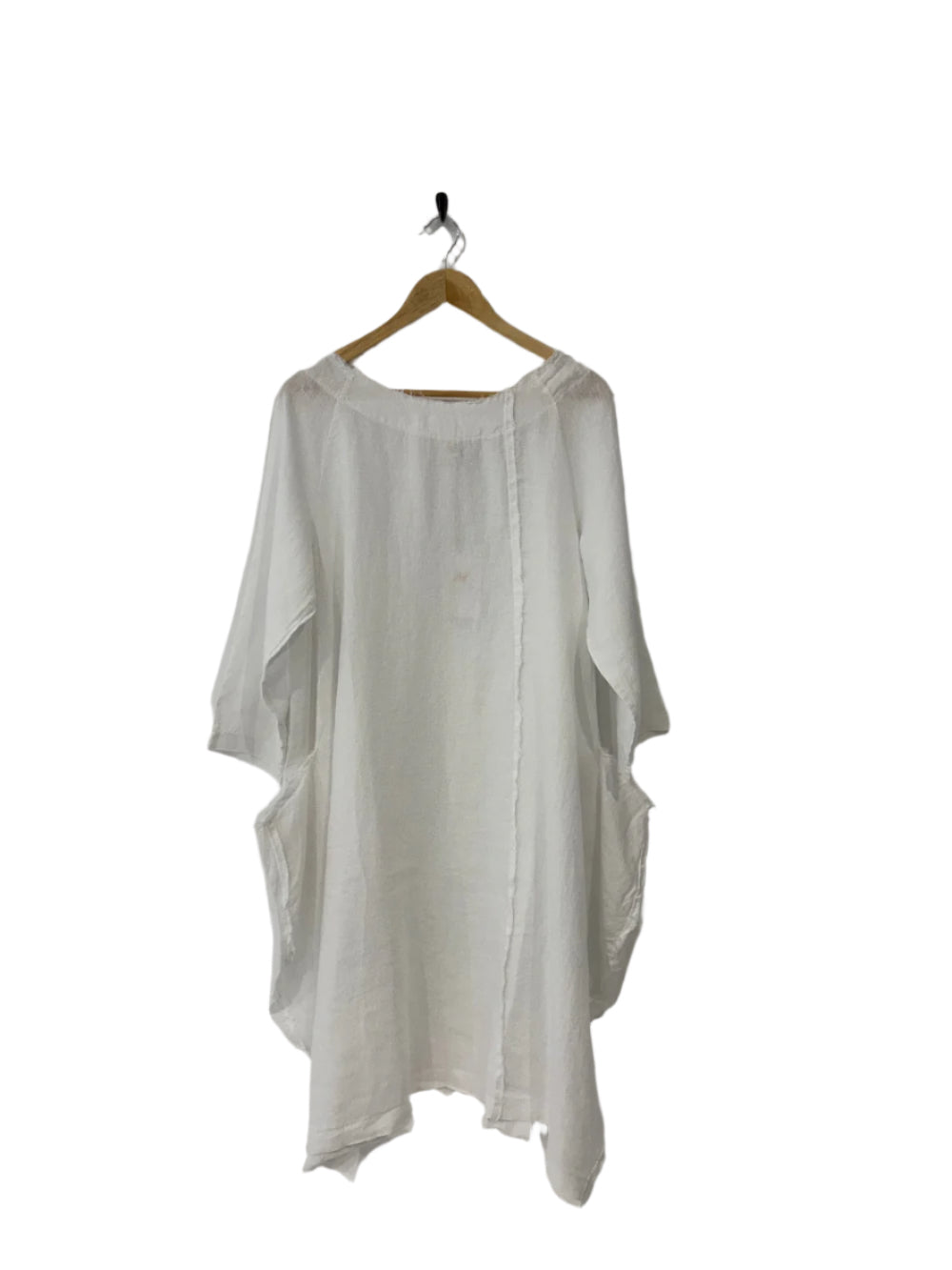 Montaigne Espoir Linen Coat Dress White