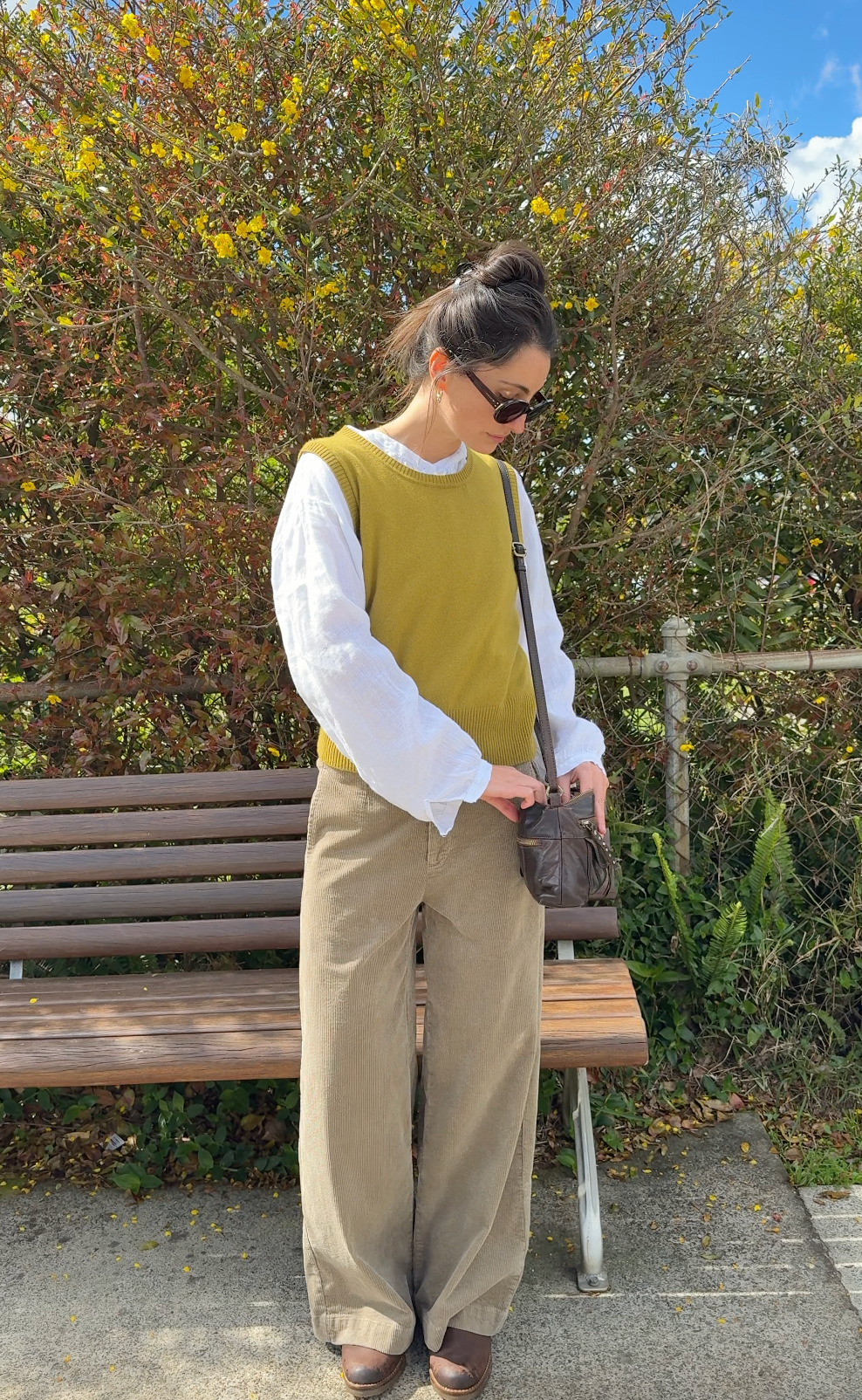 Montaigne Gigi 100% New Zealand Lambswool Vest Acid