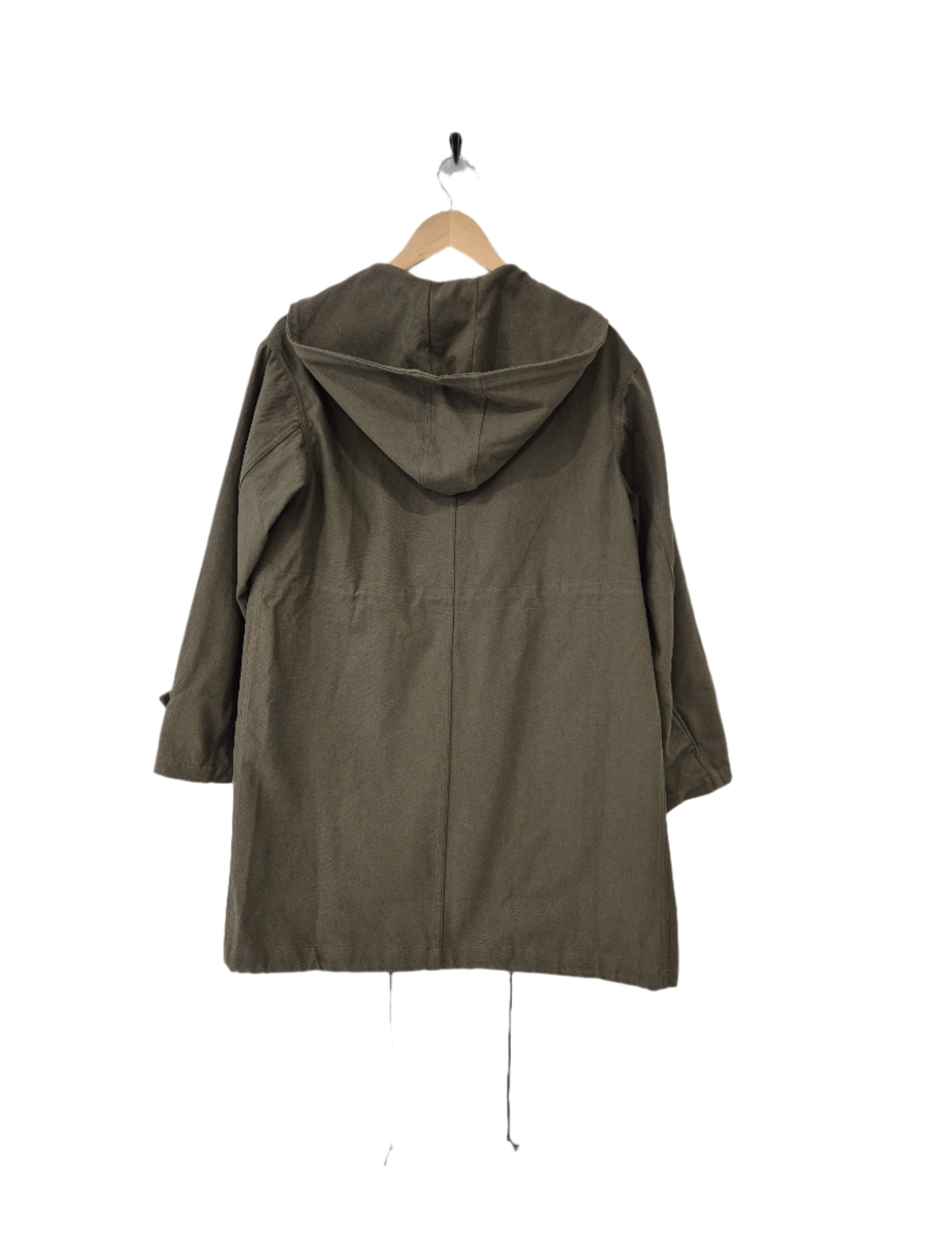 Montaigne Isobel Cotton Drill Anorak Overcoat Khaki11