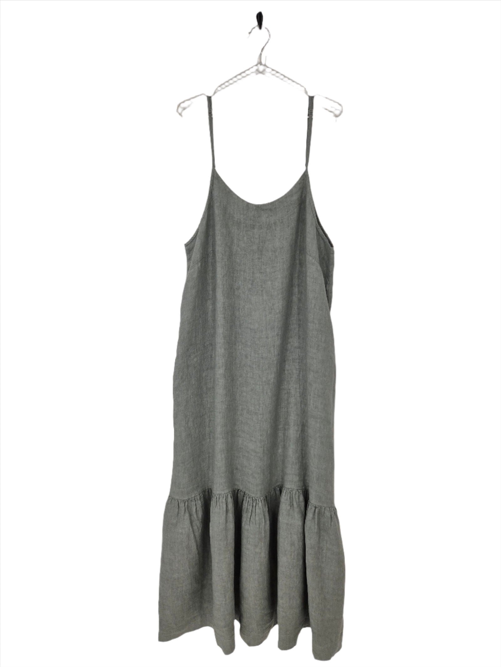Montaigne Jolie Linen Maxi Dress Charcoal