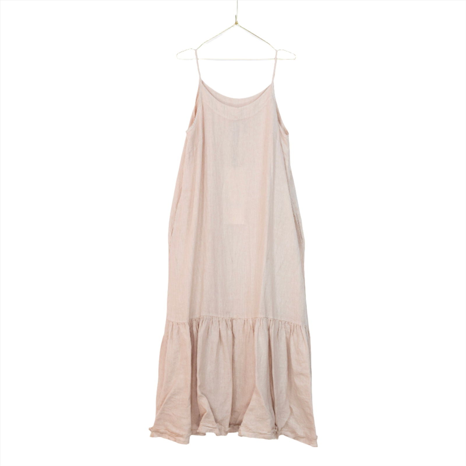 Montaigne Jolie Linen Maxi Dress Rose