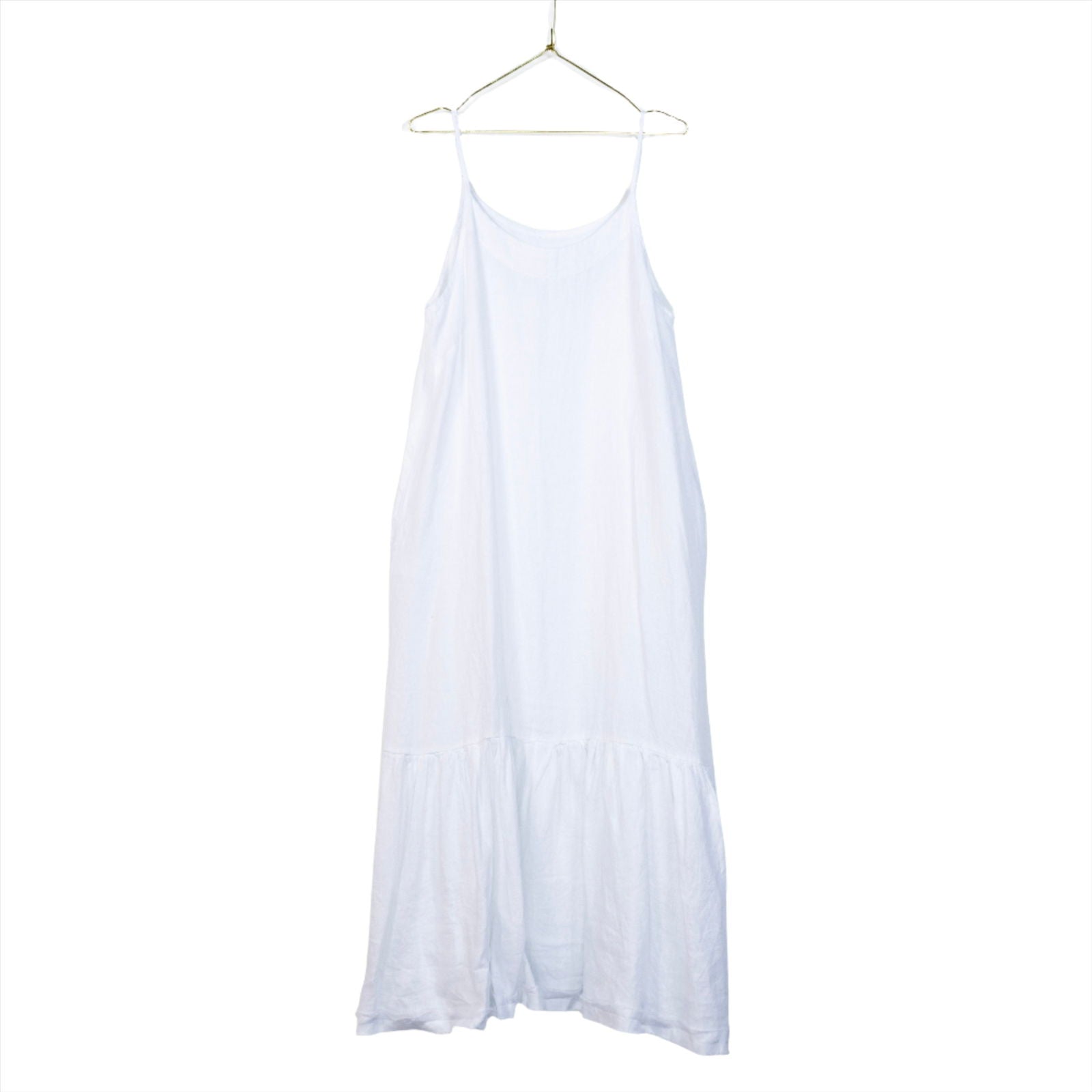 Montaigne Jolie Linen Maxi Dress White4