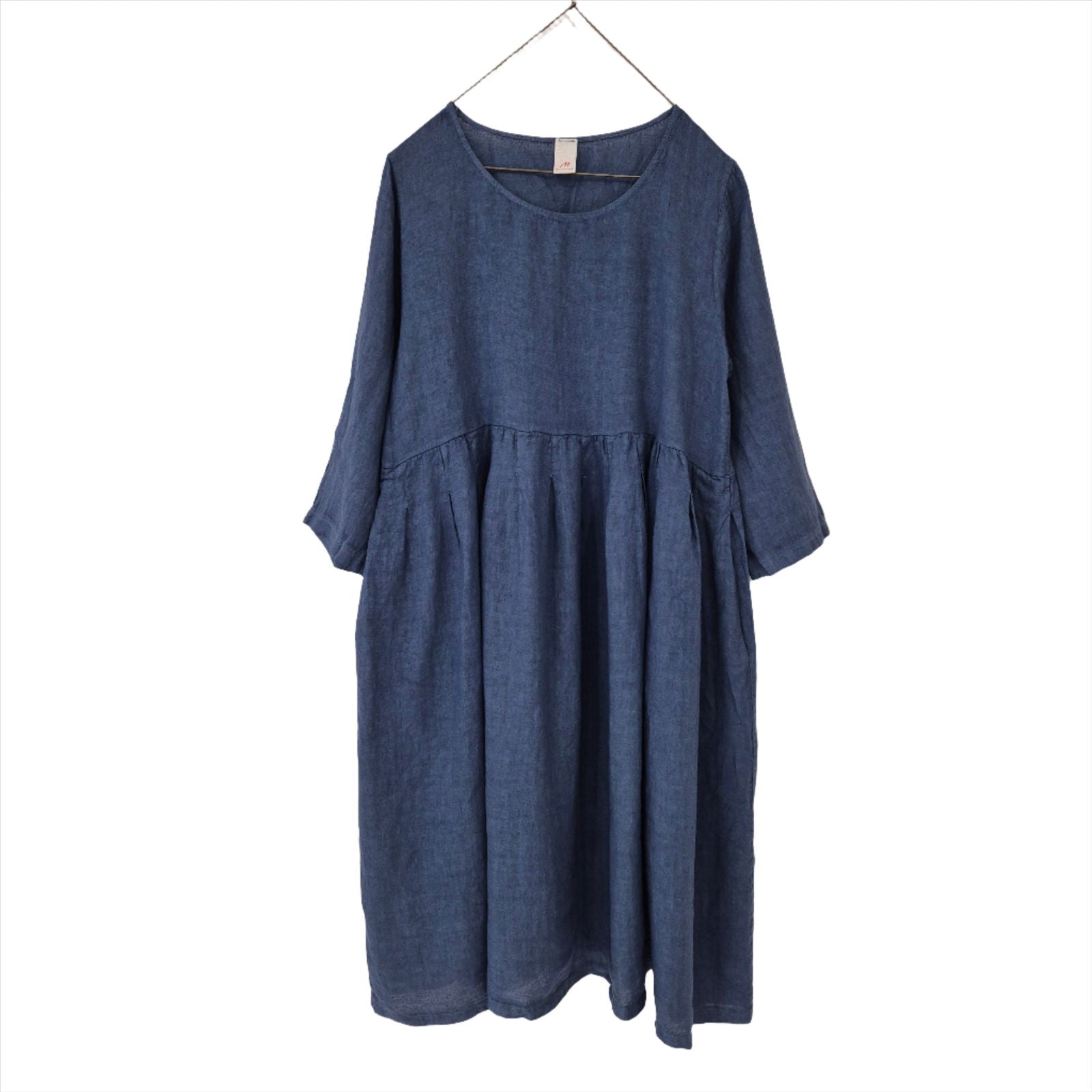 Montaigne Journee Baggy Linen Dress Denim
