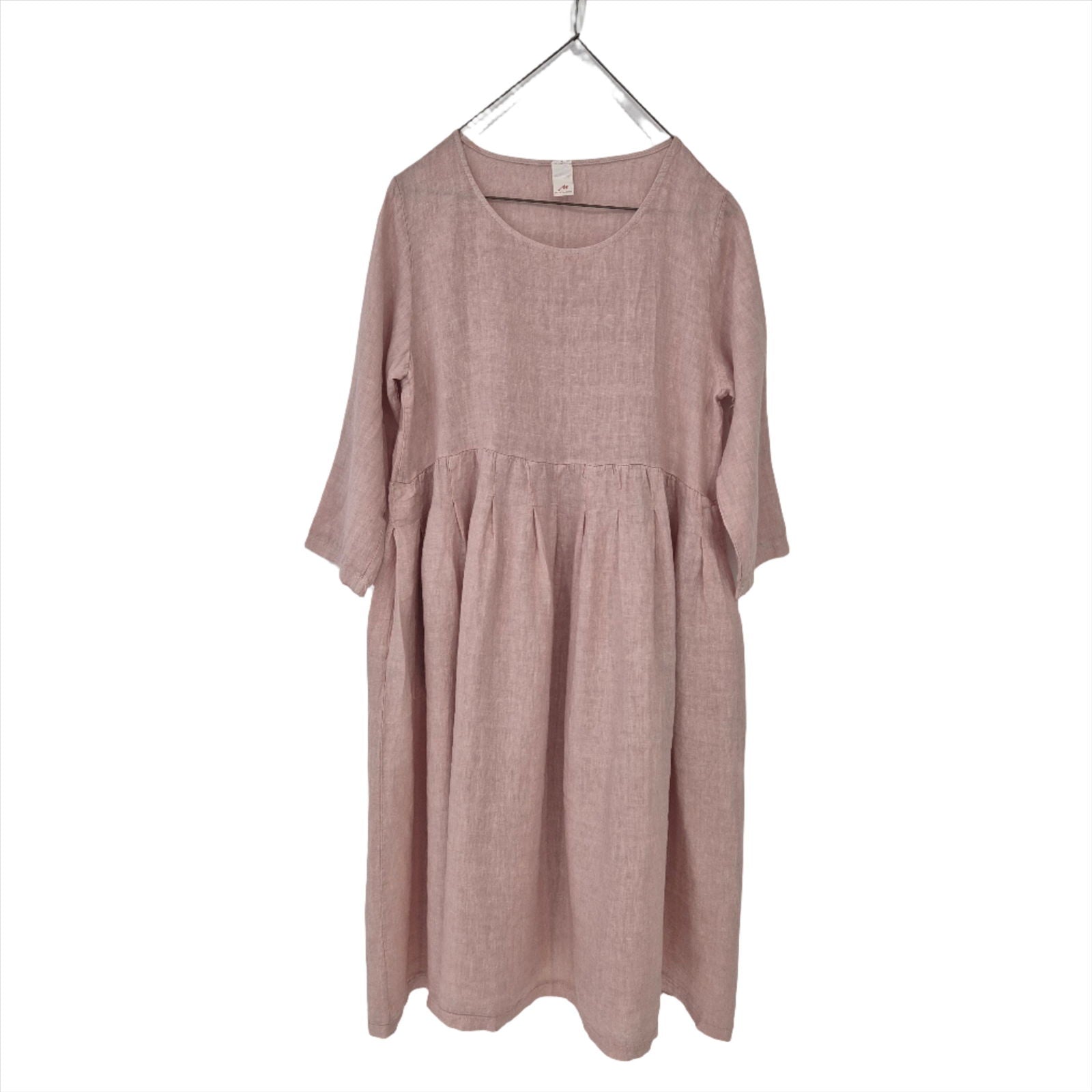 Montaigne Journee Baggy Linen Dress Rose
