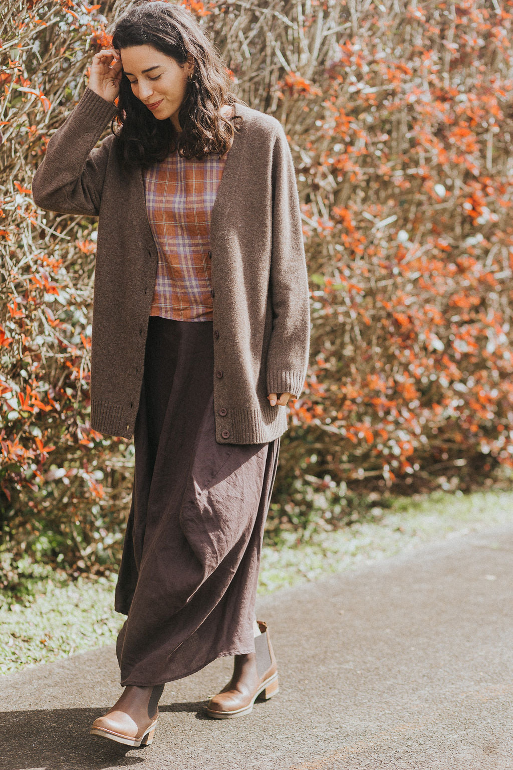 Lavigne French Linen Asymmetrical Skirt