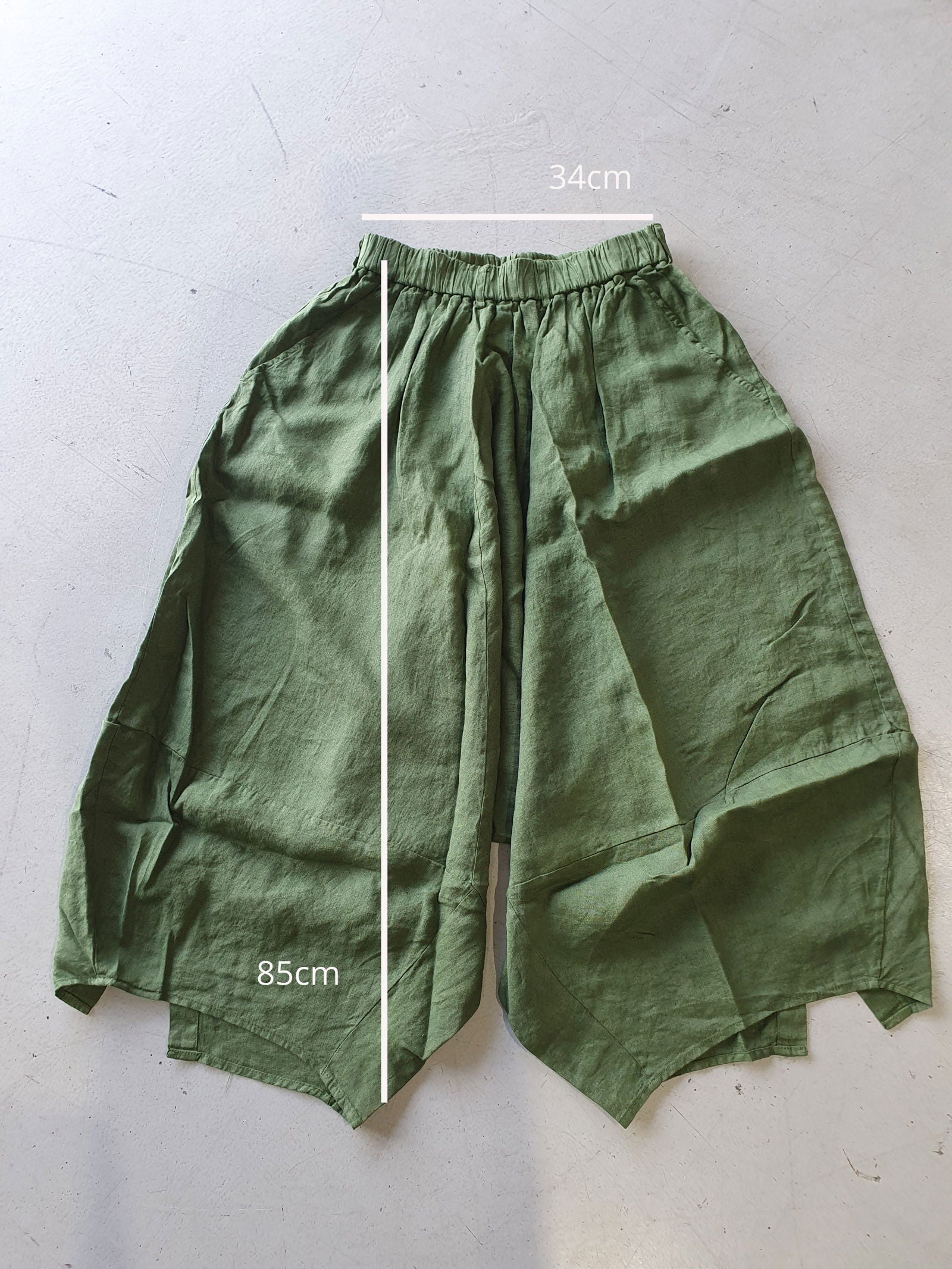 Montaigne Leonor Harem Pants Forest Green
