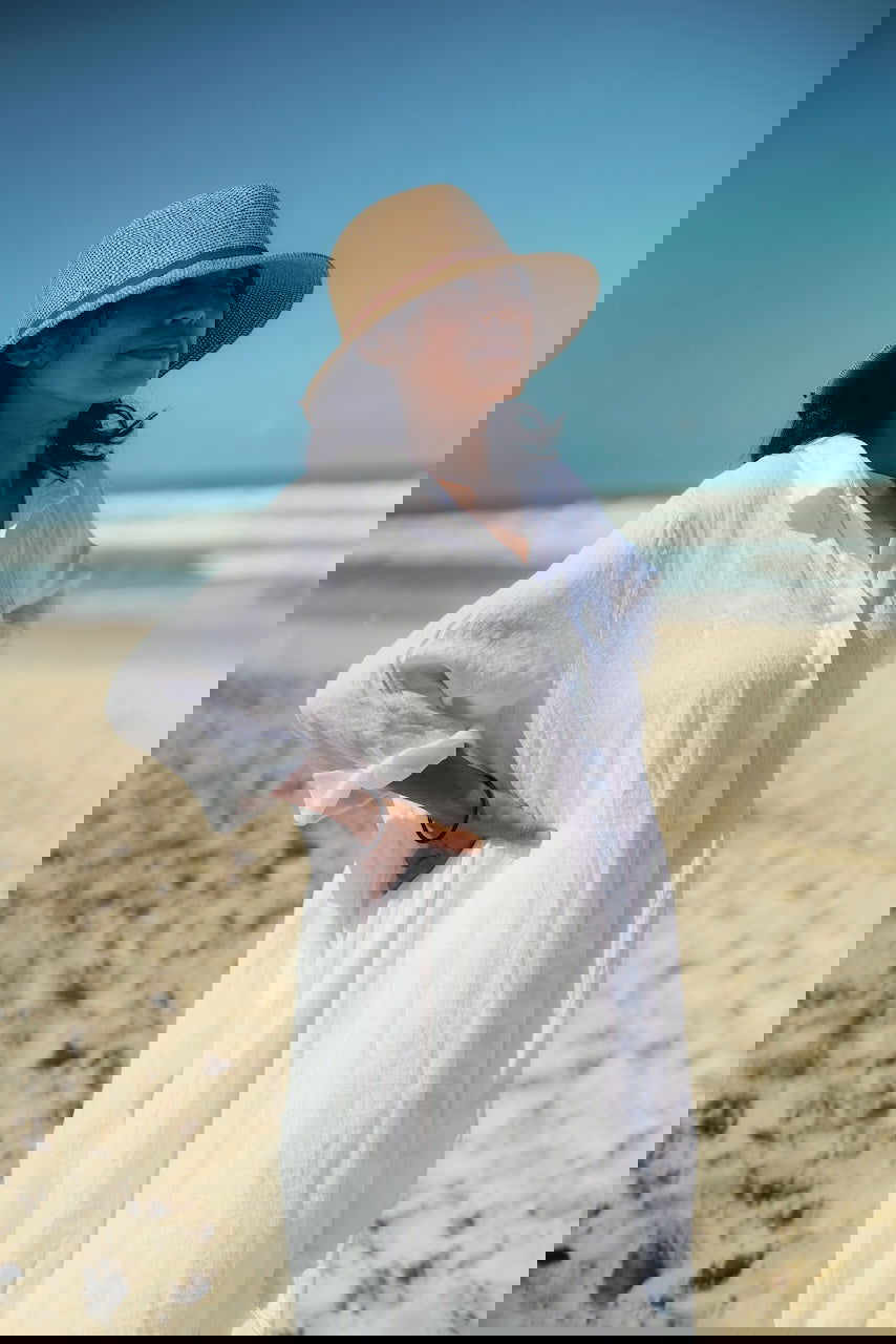 Montaigne Margaux Long Sleeve Shirt Dress White