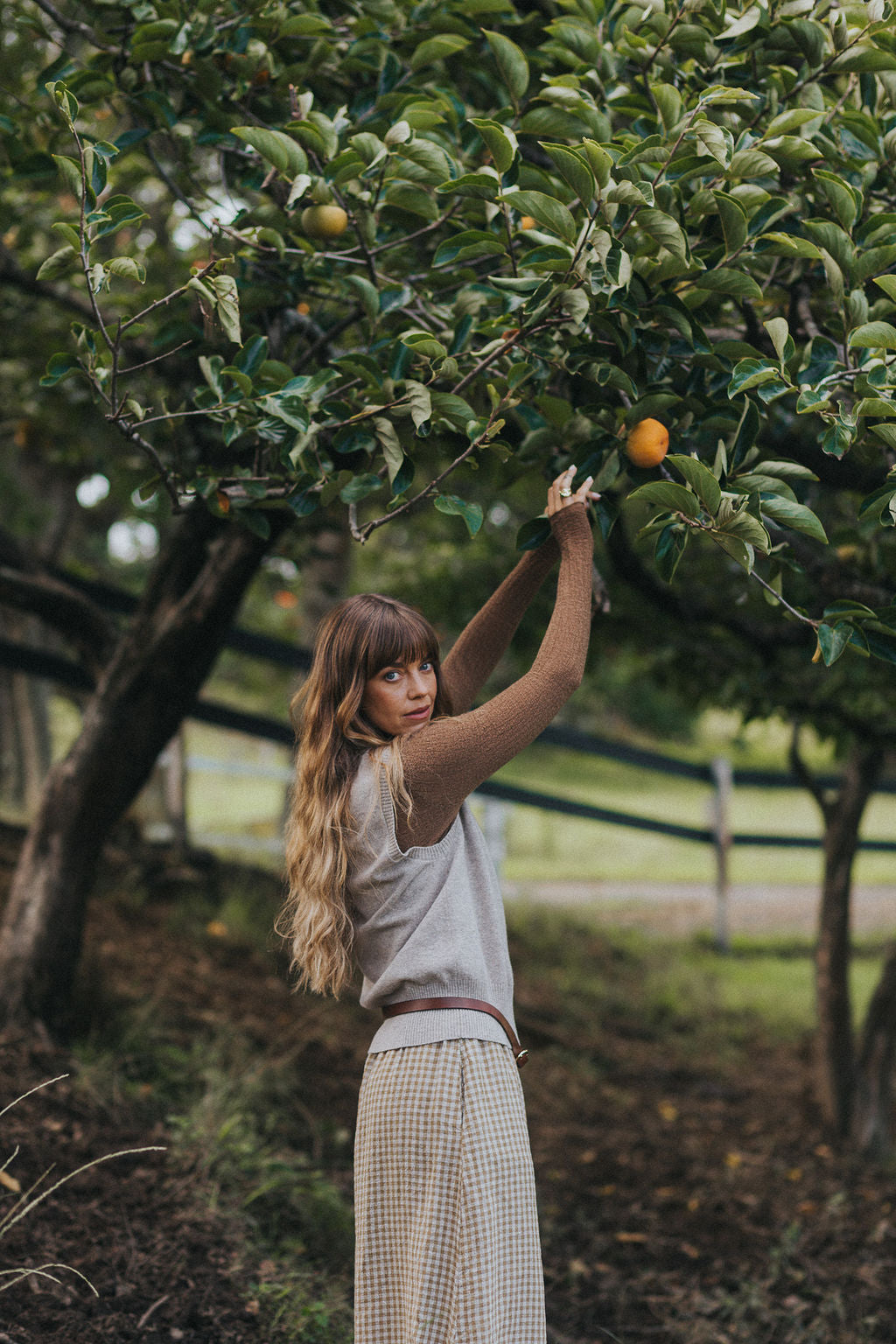 Montaigne NZ Lambswool Oversized Vest Oatmeal4