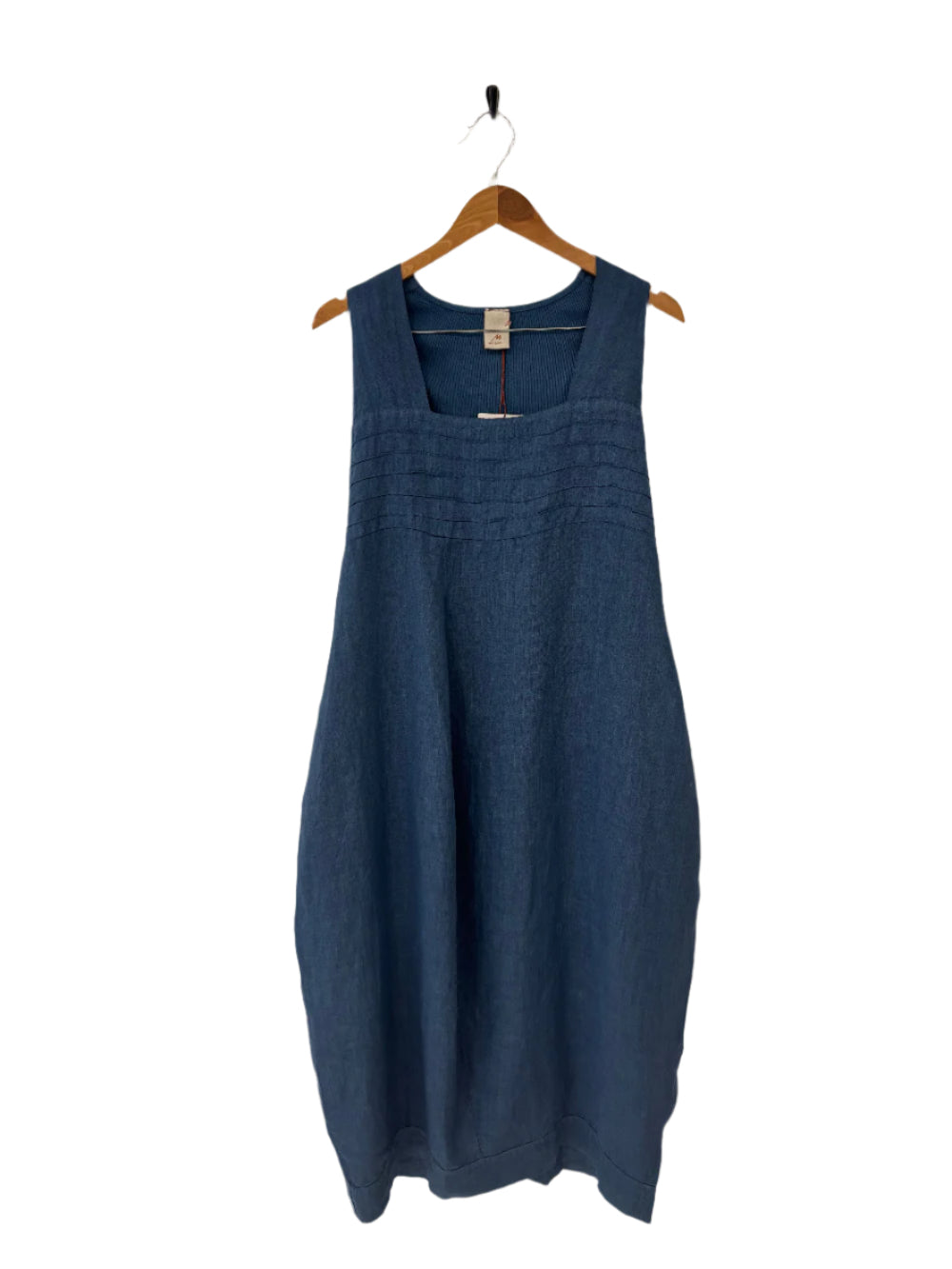 Montaigne Aurelie Casual Linen Dress Denim
