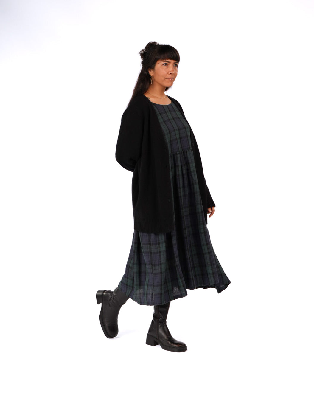 Montaigne Patou Pure Lambswool Cardigan Black1