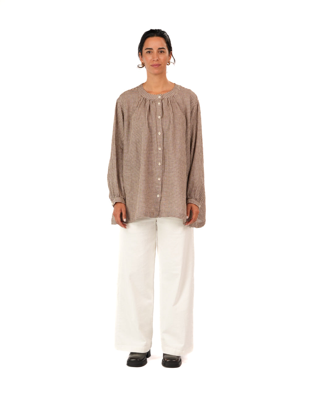 Montaigne Rene Corduroy Pant Long Length White6