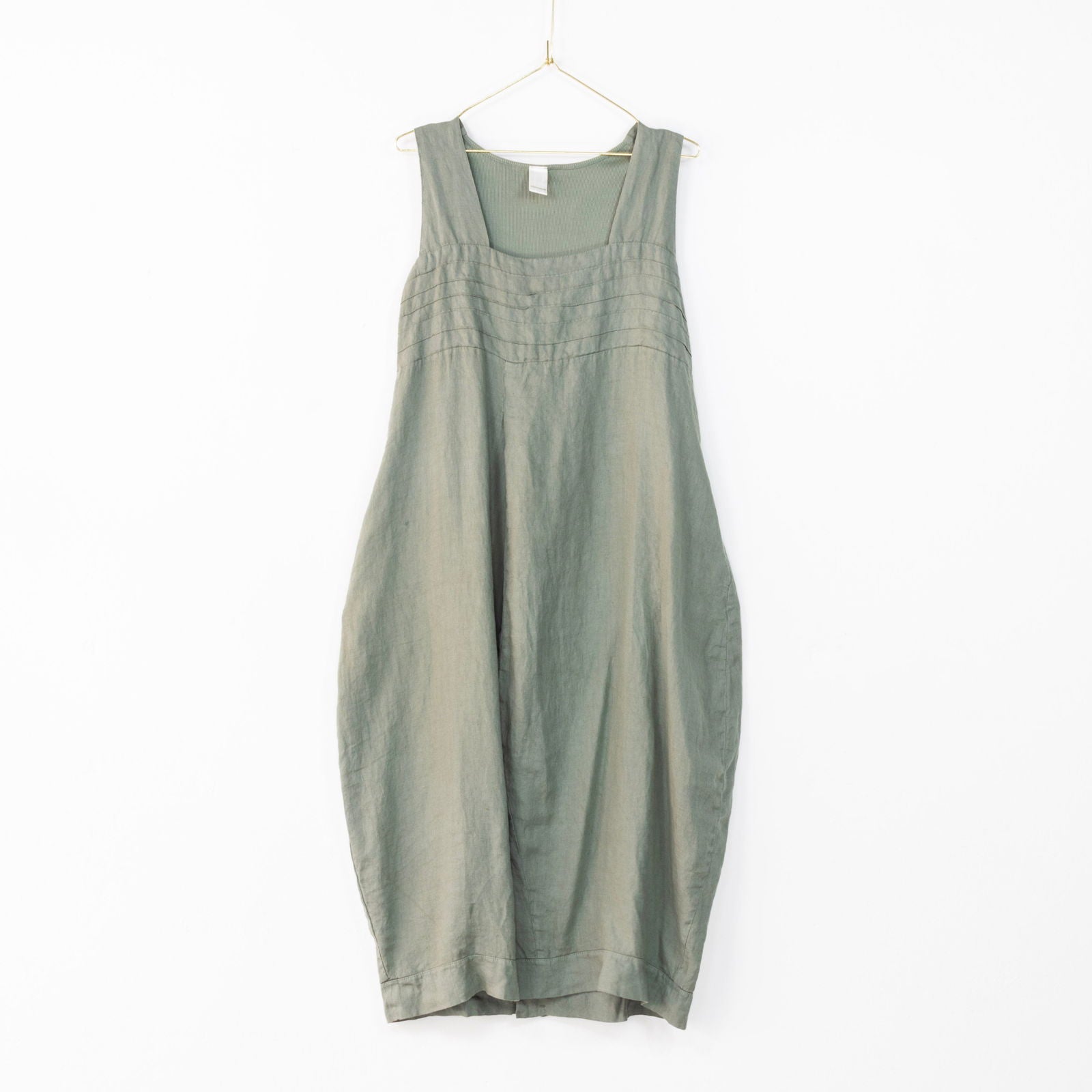 Montaigne Aurelie Casual Linen Dress Khaki