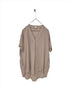 Montaigne Cherise Linen V Neck Top Natural