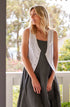 Montaigne Chloe Linen Vest White