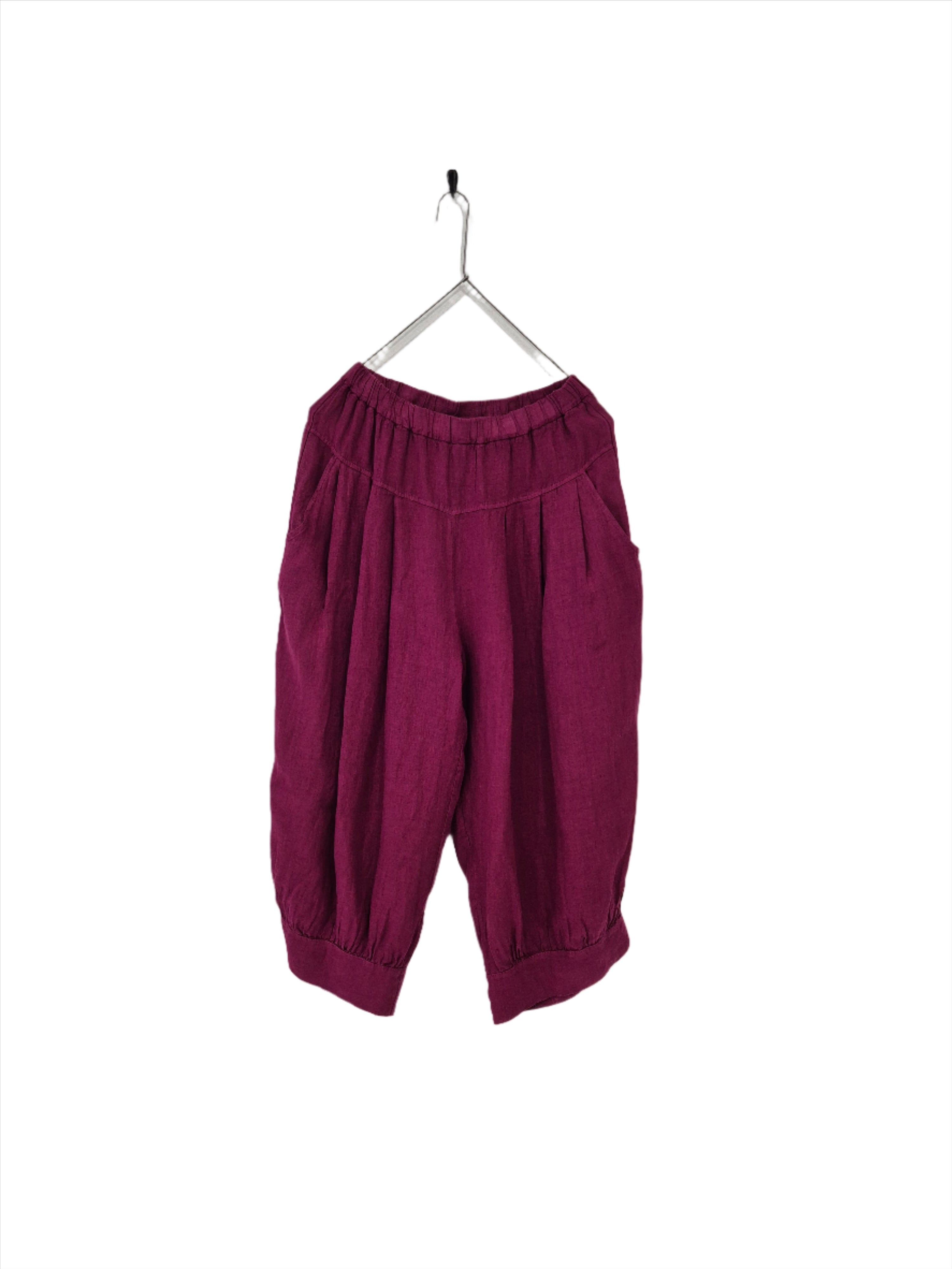 Montaigne Desi Linen Pants with Back Pockets (2 sizes) Orchid