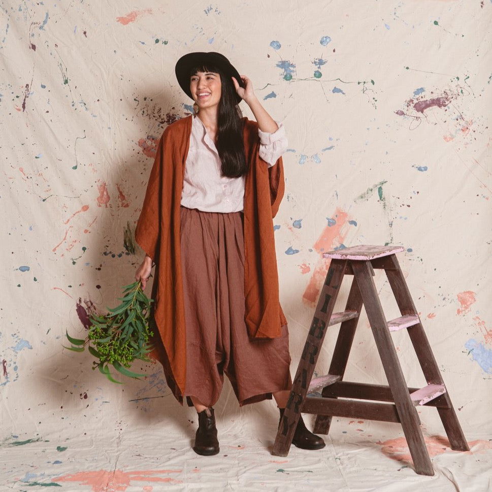 Montaigne Leonor Harem Pants Rust