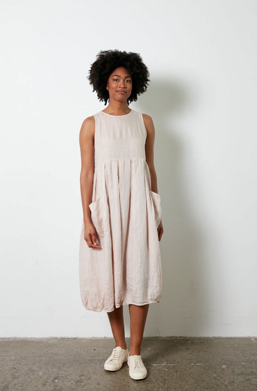 Montaigne Sartène Linen Summer Dress Rose