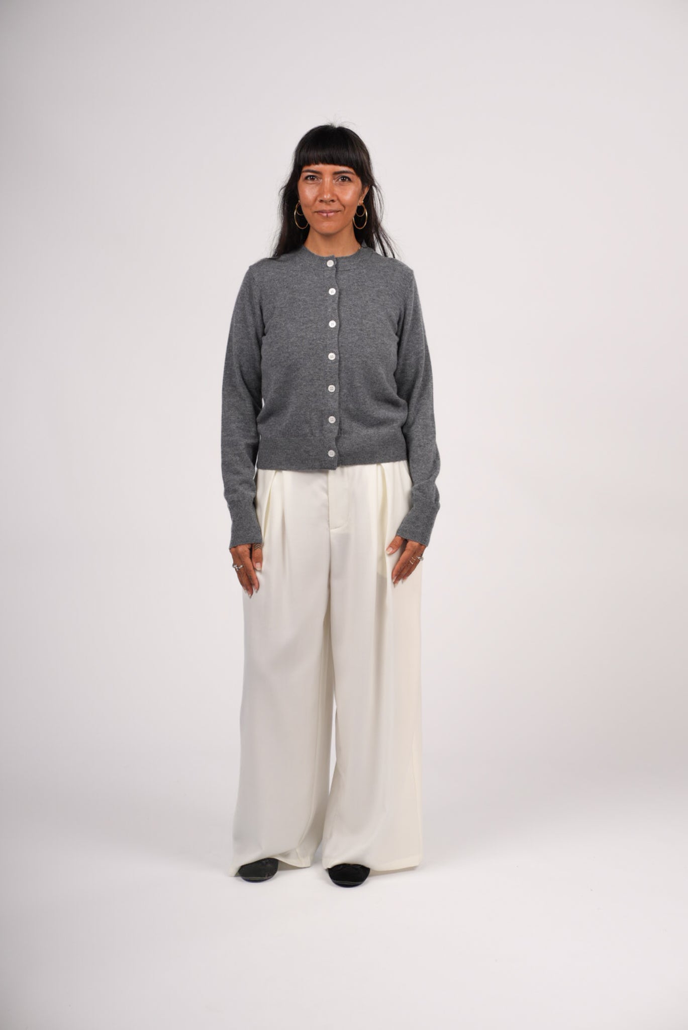 Montaigne Wool Tailored Trouser Pant Cream8
