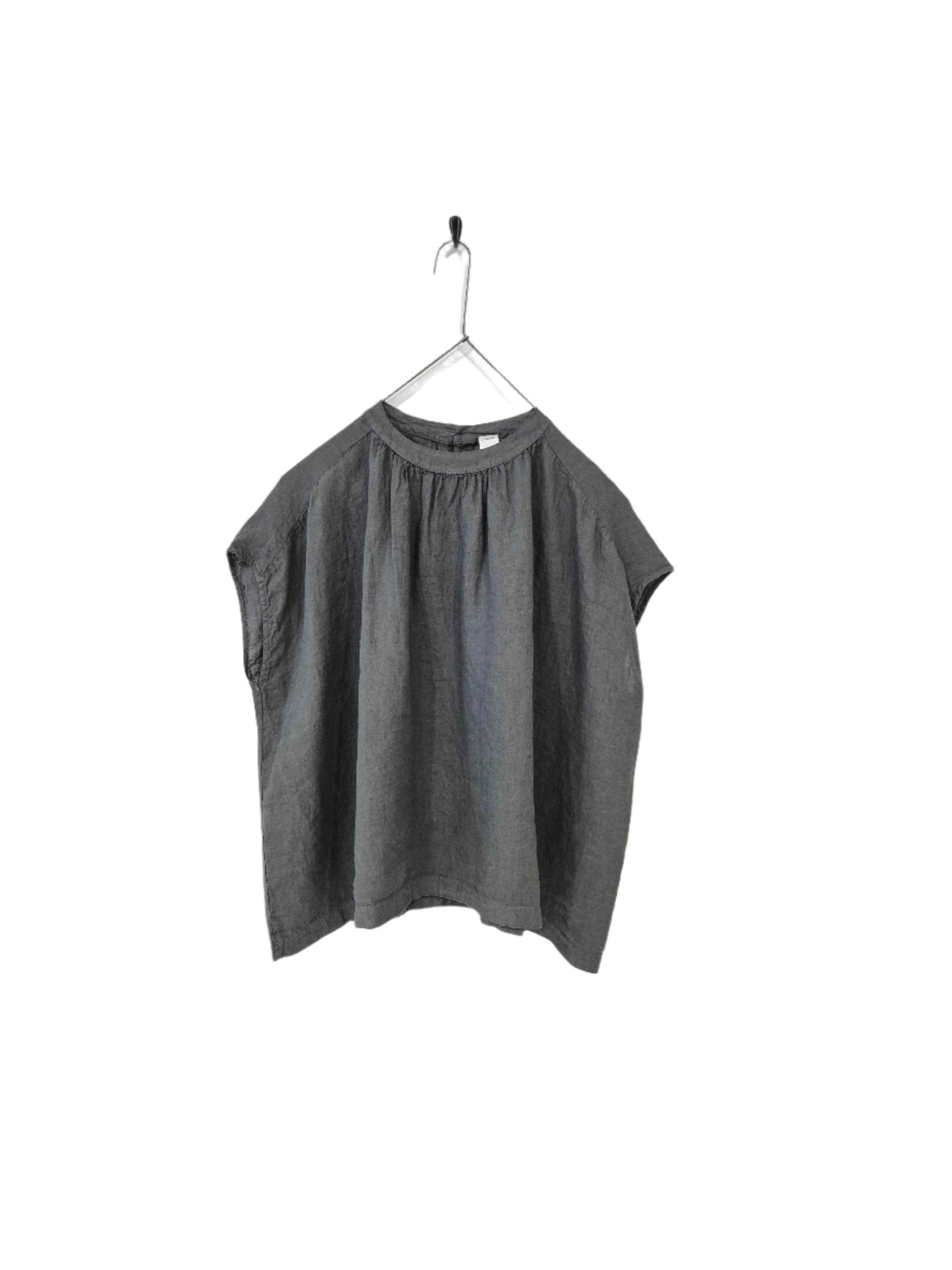 Sylvie High Neck Linen Top