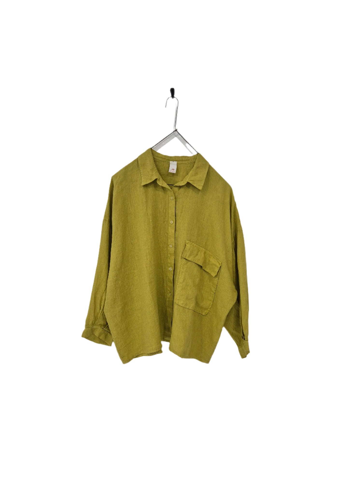 Elise Linen Shirt with Front Pocket