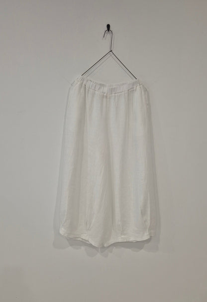 Eadie Linen Pant with Gathering Detail