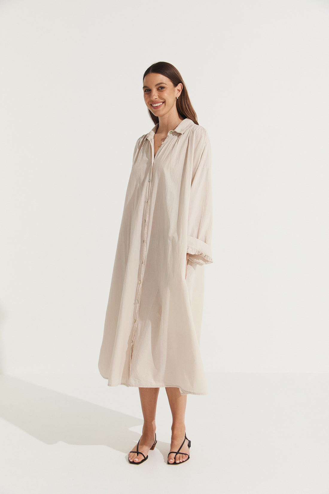 Frederic Oversized Cotton Shirt Dress