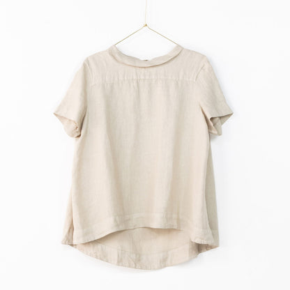 Adéline Linen Swing Top - Montaigne Paris