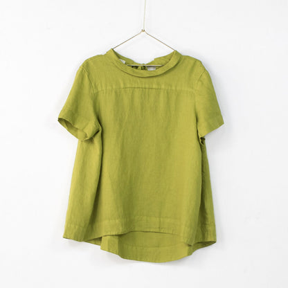 Adéline Linen Swing Top - Montaigne Paris