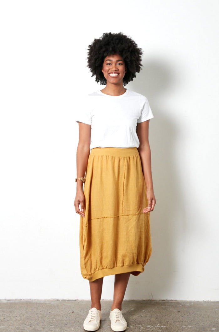 Belle Linen Skirt - Montaigne Paris