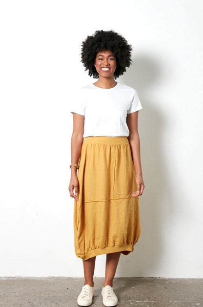 Belle Linen Skirt - Montaigne Paris